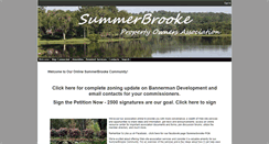 Desktop Screenshot of mysummerbrooke.com